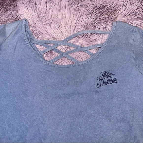 Vintage Mancuso Harley-davidson Women’s Top - Picture 3 of 6